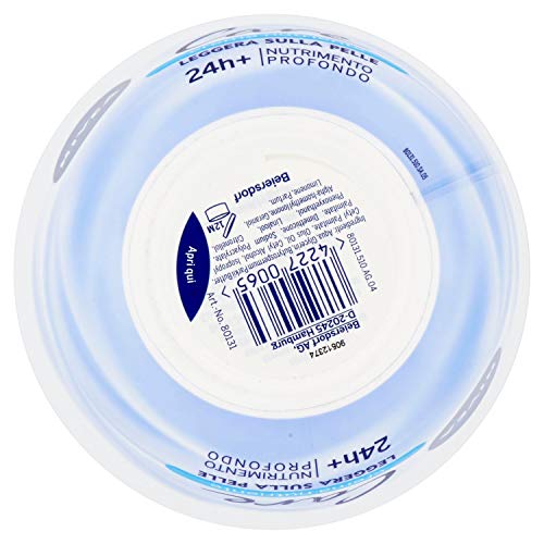 NIVEA Care Nutrimento Profondo Crema nutriente leggera per viso e corpo Formula idratante con Microsfere di Cera ad Idrodispersione
