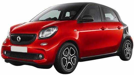 CG94 PROIETTORE H4 C/LUCE DIURNA A LED [Lato SX] PARABOLA NERA - VERSIONE BASE LINE Per Auto: FORFOUR