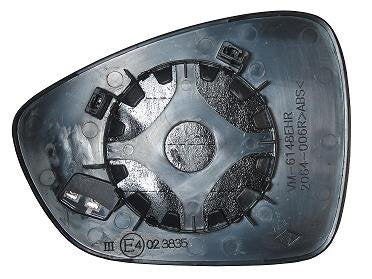 CG94 PIASTRA SPECCHIO TERMICA - VETRO BLU- Posizione Sinistra [Lato Guida] Per Auto: DS5