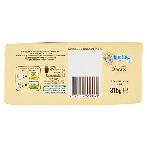 Mulino Bianco - Fette biscottate "Le dorate"