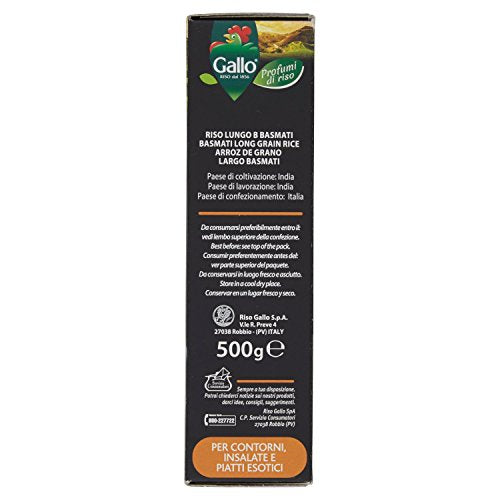 Gallo - Riso, Basmati - 500 G - [confezione da 3]
