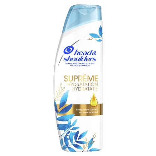 Head & Shoulders, Supreme Shampoo antiforfora all'olio di argan e di cocco, pulisce e idrata i capelli e il cuoio capelluto, 250 ml