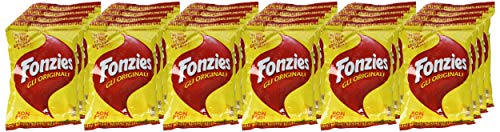Set 24 FONZIES Patatine Originali Gr100 117439 Snack E Merenda Salata