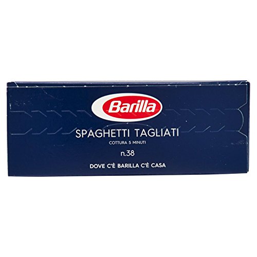Barilla - Spaghetti Tagliati, Pasta di Semola di Grano Duro, n.38 - 500 g - [confezione da 10]