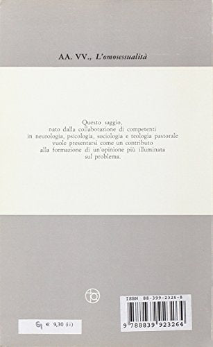 L'omosessualità. Aspetti medici, sociali e pastorali