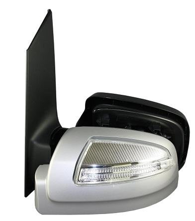 CG94 RETROVISORE ELETT. Term. C/Fan Destro [Lato Passegero] per Auto: Vito - Calotta da VERNICIARE - 6 Pin - Vetro ASF.