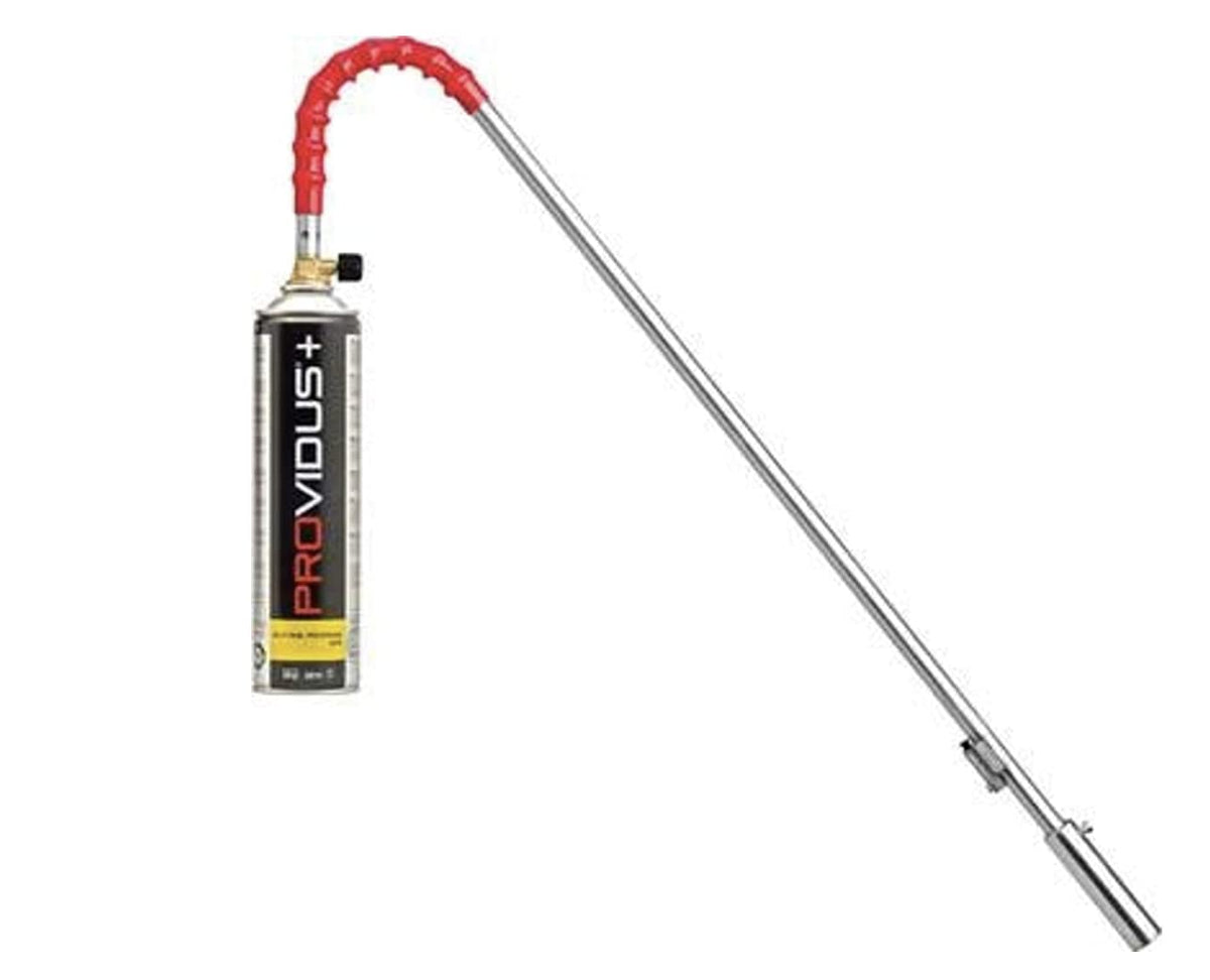 Cannello a gas brucia erba diserbante in Kit con bombola piezoelettrico Providus