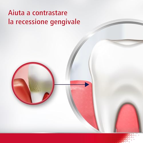Parodontax Complete Protection Cool Mint, Dentifricio Quotidiano con Fluoro, 8 benefici studiati specificatamente per Gengive più Sane e Denti più Forti, 75 ml