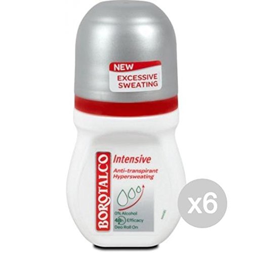 Set 6 BOROTALCO Deodorante Roll-On Intensive Ipersudore Cura E Igiene Del Corpo