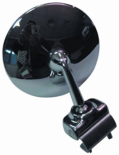 CG94 RETROVISORE Tondo Cromato A Morsetto per Auto: 126/126 bis