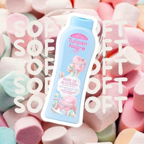 Tulipan nero, gel da bagno nuvole di cotone, morbido idrato, 650 ml