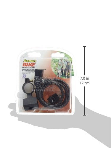 Bottari Bike da uomo di sicurezza antifurto cavo con telaio gancio morbido sheath-white