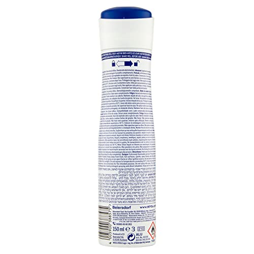NIVEA Deodorante Donna Spray Invisible For Black&White Fresh - 150 ml, 150 millilitro