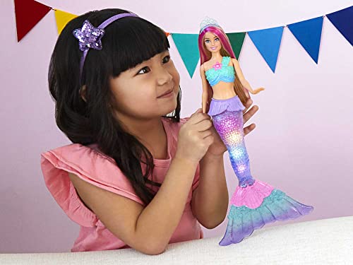 Barbie-Dreamtopia Sirena Luci Scintillanti Bambola