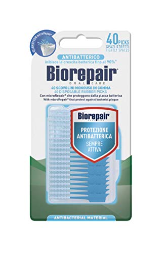 Biorepair, Scovolini Interdentali Cilindrici con MicroRepair, Scovolini Dentali, Formato Ultra Fine, Antibatterici, per una Pulizia Profonda per Gengive