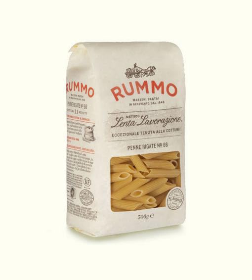 Rummo - Penne Rigate n.66 Trafilate al Bronzo - 16 Confezioni da 500 g
