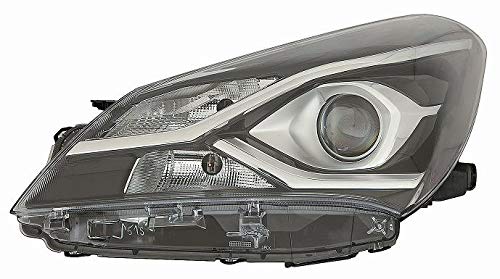 FARO DEPO HIR2-WY21W C/LENTICOLARE PRED. REG. EL. PARABOLA NERA TOY. YARIS >03/'17 - SX