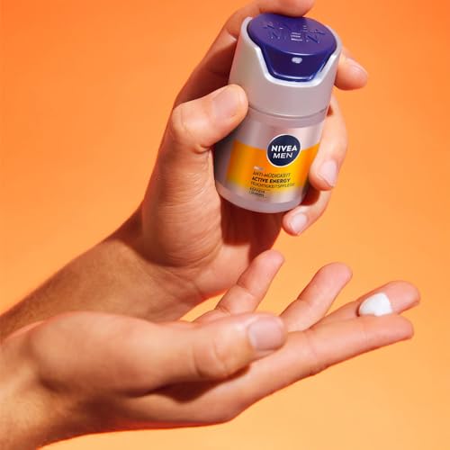 NIVEA Men Active Energy - Crema Viso Uomo, Idratante Rivitalizzante - 50 ml
