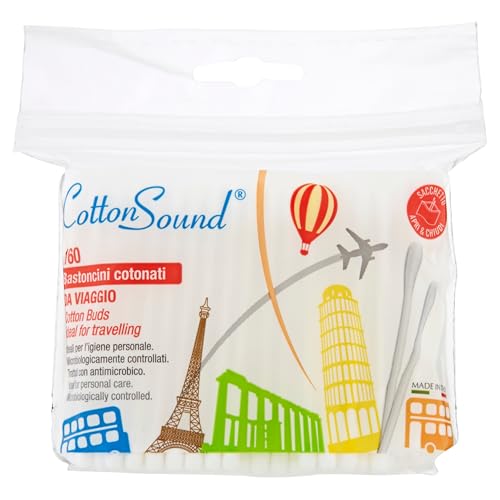 Cotton Sound Bastoncini cotonati da Viaggio 160 pz