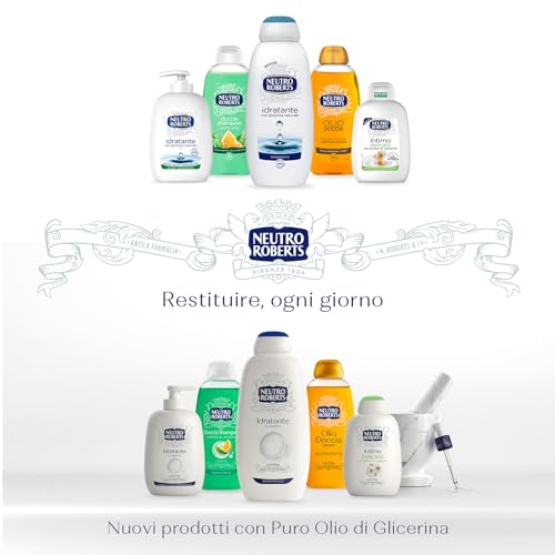 Neutro Roberts Ecoricarica Detergente Intimo, Ricarica Detergente per l'Igiene Intima con Camomilla, 100% Naturale, Adatto a Pelli Sensibili, per Donne e Bambini, Flaconi da 400 ml