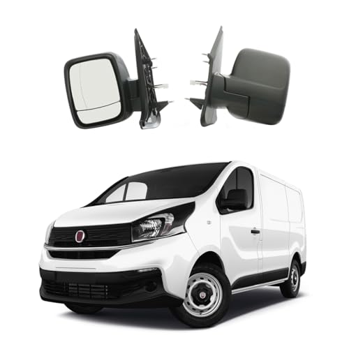 CG94 Specchietto Retrovisore Elett. Termico per Auto FI-AT TALENTO - Calotta Nera - Sonda Asf. 7PIN