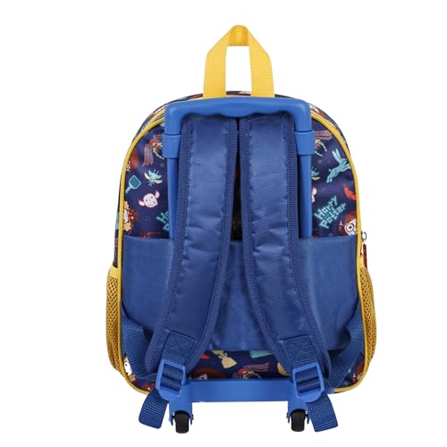 Harry Potter Crest-Zaino 3D con Ruote Piccolo, Arancione, 26 x 34 cm, Capacità 12.5 L