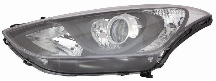 CG94 PROIETTORE H7-H7-H7-PY21 CON MOTORE ELETT. [Lato SX] PARABOLA NERA Per Auto: I30