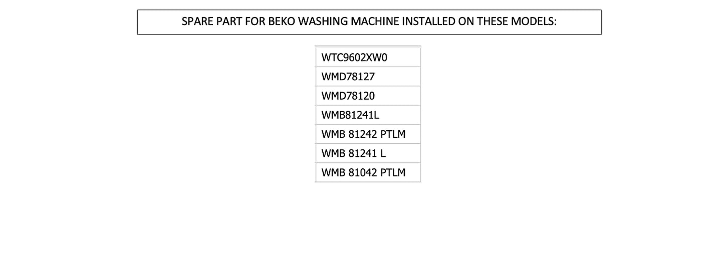 Maniglia oblò apertura porta lavatrice (ORIGINALE Beko) colore bianco codice: 2821580100