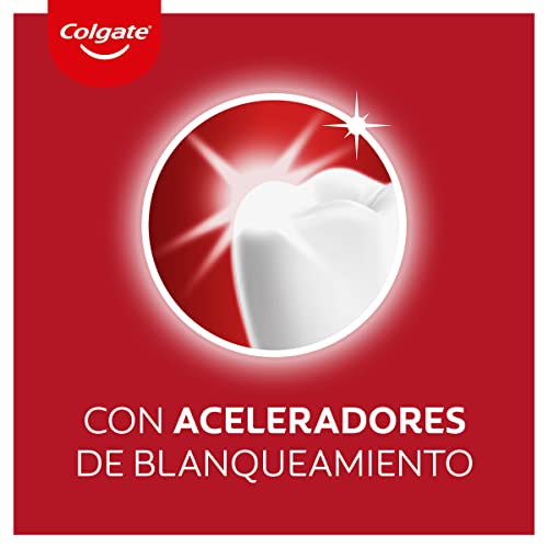 Colgate Max White One Dentifricio 12 x 75 ml, formula clinicamente testata, rimuove fino al 100% delle macchie superficiali, denti 1 tono più bianco in 1 settimana