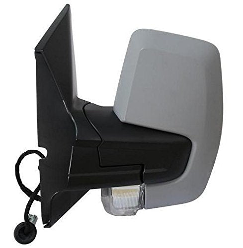 RETROVISORE ELETT. Term. Rib. C/Fan. Destro [Lato Passegero] per Auto: Transit Custom - TOURNEO Custom - Calotta da VERNICIARE - 8PIN