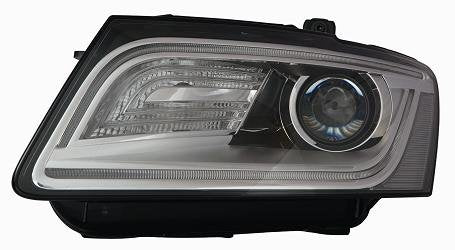 FARO DEPO XENON D3S C/MOT. ELETTRICO C/LUCE DIURNA LED PARABOLA CROMATA AUD.I Q5-05/'12>08/'16 - SX