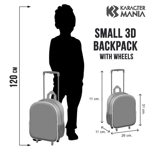 Disney Zaino 3d Con Ruote Piccolo Zaino 3d Con Ruote Piccolo, Taglia Unica