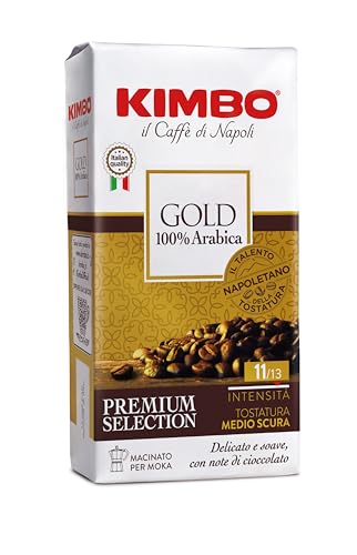 Kimbo, Caffè in Polvere Macinato ideale per Moka