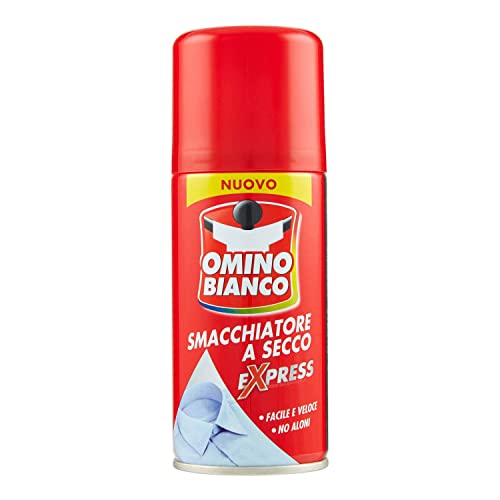 BOLTON GROUP Omino Bianco - Prodotto Specifico per Rimuovere Macchie Intense, Smacchiatore Spray a Secco Express, Azione Immediata Senza Aloni, 125 ml