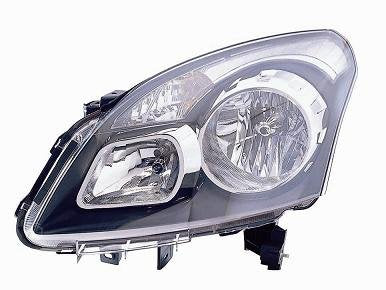 FARO DEPO H7-H7 C/MOT. ELETTRICO PARABOLA NERA RENAUL. KOLEOS - 06/'08>09/'11 - SX