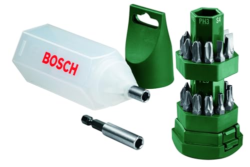 Bosch 2607019503 Set Misto, Inserti Avvitamento Bittone, 25 Pezzi