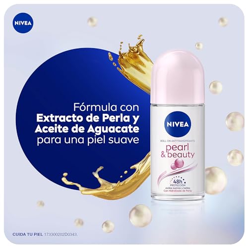 Nivea - Deodorante roll-on pearl & beauty 50ml