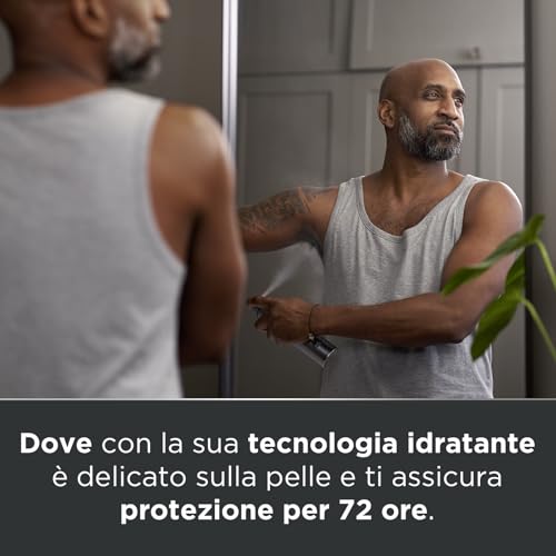 Dove Men+Care Deodorante Spray Extra Fresh, con 1/4 di Crema Idratante, Deodorante Uomo Antitraspirante Senza Alcol, Aiuta a Ridurre le Irritazioni, Fino a 48 Ore di Protezione, 150 ml