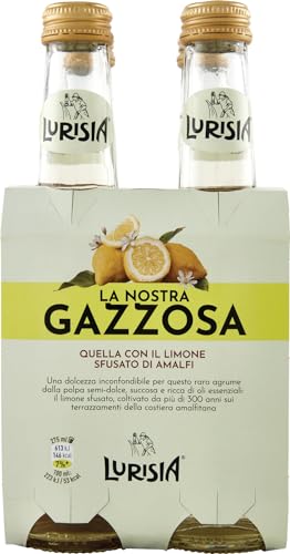 Lurisia Gazzosa Bibita Analcolica Gassata, 4 x 27.5cl