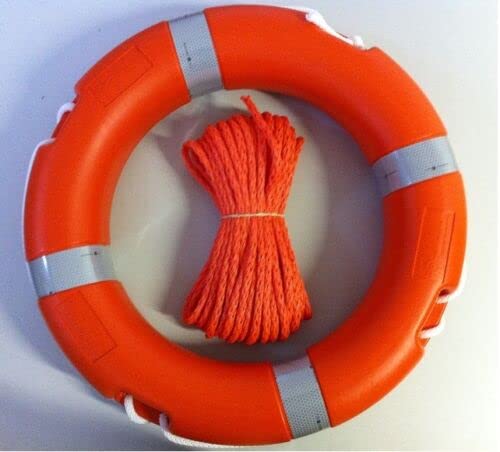 PARACHINI shop SALVAGENTE ANULARE Piu' Cima Galleggiante REGOLAMENTARE MT 30 Nautica da DIPORTO