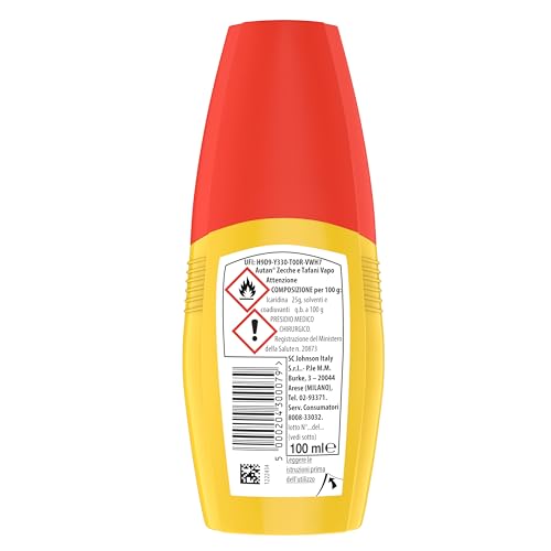 Autan Zecche e Tafani Vapo, Spray Antizecche e antizanzare Comuni, Tigre e Tropicali, Insetto Repellente, 1 Confezione da 100 ml