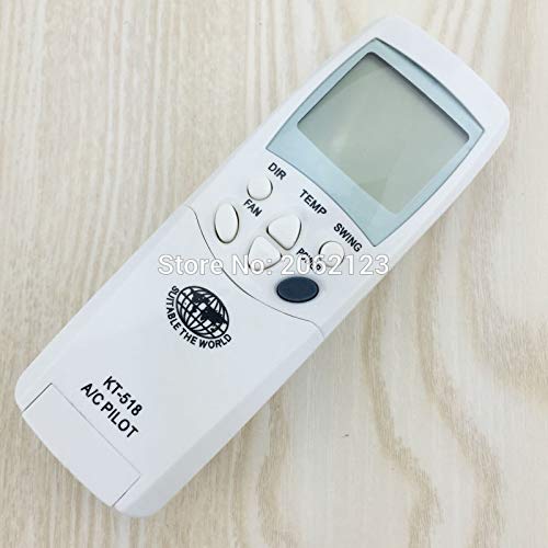 Calvas KT-518 - Telecomando universale per condizionatore d'aria, di buona qualità, CLS-0F368BEE22D79EF946EB707E3C5ECABA, blister packing