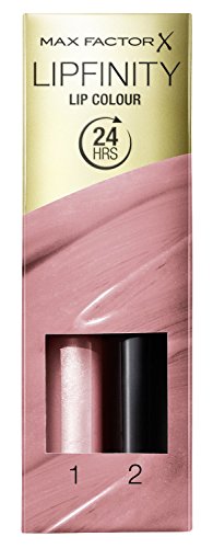 Max Factor Lipfinity - Rossetto a due passaggi in scatola, 2 pezzi