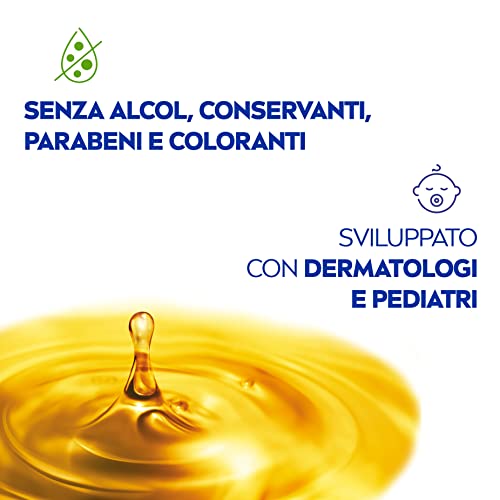NIVEA BABY Detergente dai Capelli ai Piedini 500 ml, Shampoo bambini corpo e capelli, Doccia shampoo delicato e ipoallergenico, Detergente bambini con Calendula naturale