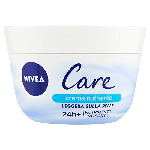 NIVEA Care Nutrimento Profondo Crema nutriente leggera per viso e corpo Formula idratante con Microsfere di Cera ad Idrodispersione