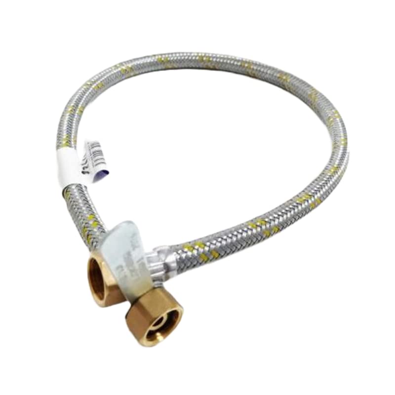 CG94 - Attacco Flessibile GPL 50cm | Ricoperto in Acciaio | Tubo Gomma con Trecciatura Metallica, Multicolore