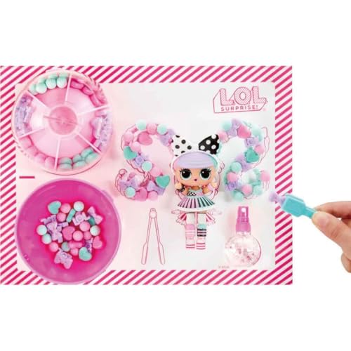 L.O.L. Surprise! Hair Beads Tots - Bambola da collezione con 60+ perline per capelli - Bambola con perline per capelli con acconciature fai-da-te - Età 4+