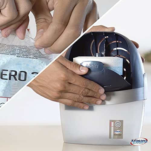 Ariasana Aero 360 Ricarica TAB Cascata di Montagna per dispositivo Ariasana Aero 360° kit, Assorbi umidità al profumo naturale contro umidità e cattivi odori, Ariasana ricarica TAB 1 da 450g