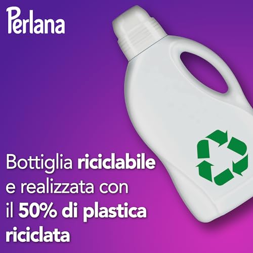 Perlana Detersivo Colorati (28 lavaggi), Detersivo lavatrice liquido per tutti i capi colorati, Detersivo colorati per pulizia delicata e colori e fibre rinnovati