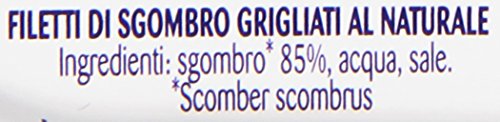 Rio Mare Filetti di Sgombro Grigliati al Naturale, Ricchi di Omega 3, 7 Lattine da 120 g